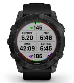 Garmin Fenix 7X Sapphire Solar Black DLC Titanium/Black Band 21 Garmin Fenix 7X Sapphire Solar Black DLC Titanium/Black Band -Swimming Equipment 7289506693288 black 9a