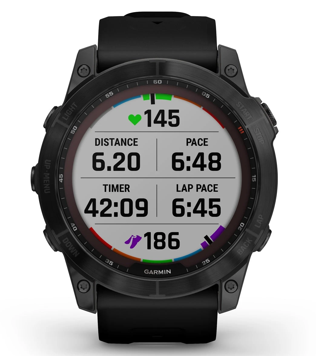 Garmin Fenix 7X Sapphire Solar Black DLC Titanium/Black Band 11 Garmin Fenix 7X Sapphire Solar Black DLC Titanium/Black Band - Image 9