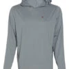 HURLEY Men's Arm Bars Hybrid UPF+ Hoodie 1 HURLEY Men's Arm Bars Hybrid UPF+ Hoodie -Swimming Equipment 7329519304872 darkgreyheather 1a
