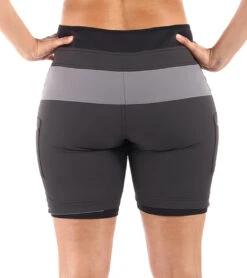 Level Six Women's Pro Goddess 0.5mm Neoprene Lined Shorts -Swimming Equipment 7363715268776 black 3a