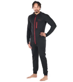 Level Six Men's Vulcan Front Zip Thermal Unisuit -Swimming Equipment 7363715694760 black 4a