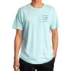 RVCA Men's All The Way Short Sleeve Tee 2 RVCA Men's All The Way Short Sleeve Tee -Swimming Equipment 7375242199208 aquahaze 1a