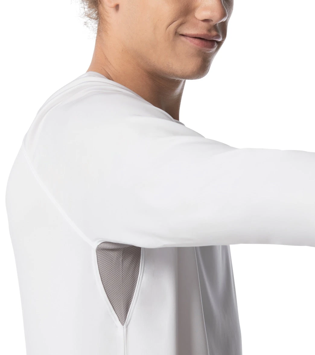 Speedo Men's Long Sleeve Training Shirt 6 Speedo Men's Long Sleeve Training Shirt - Image 4