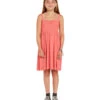 Volcom Girls' Swingin Summer Dress (Little Kid, Big Kid) -Swimming Equipment 7399734804648 electriccoral 1a