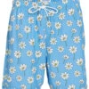 Men's Scattered Daisies Swim Trunks -Swimming Equipment 7403409178792 powderblue 1a