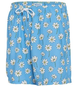 Men's Scattered Daisies Swim Trunks -Swimming Equipment 7403409178792 powderblue 2a