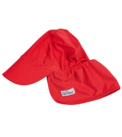 Red UPF 50+ Swim Flap Hat