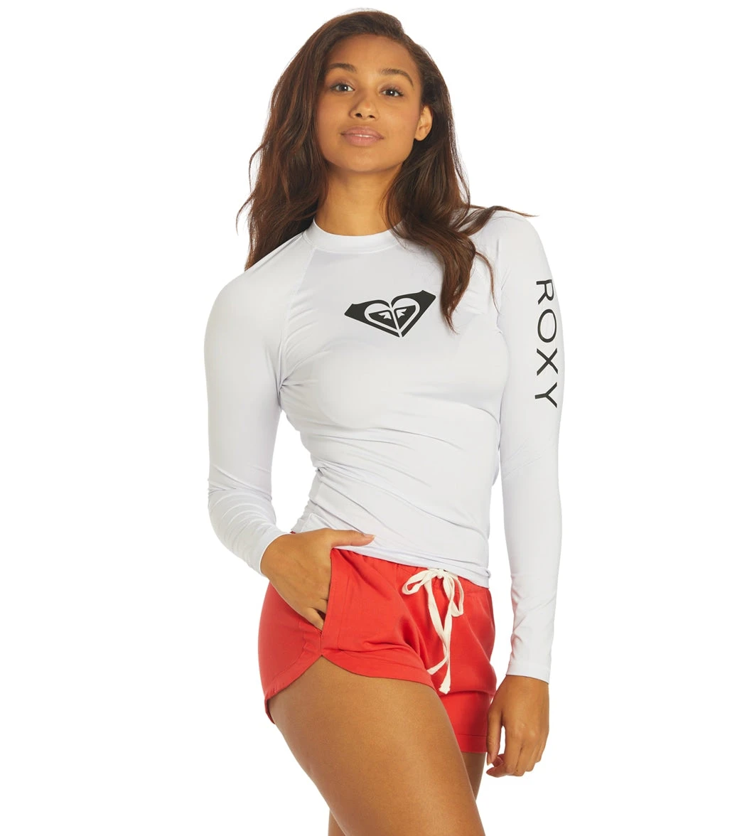 Roxy Women's Whole Hearted Long Sleeve UPF 50 Rash Guard 4 Roxy Women's Whole Hearted Long Sleeve UPF 50 Rash Guard - Image 2