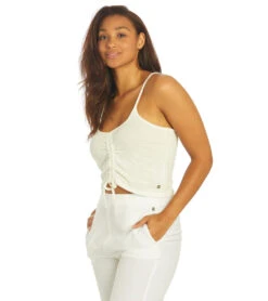 Roxy Women's Flirty Feels Tank -Swimming Equipment 7428433117352 snowwhite 5a