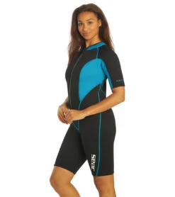 Seac 2MM Women's Ciao Springsuit Wetsuit -Swimming Equipment 7431600898216 blacklightblue 5a