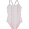 Splendid Girls' Heather Ombre One Piece Swimsuit (Big Kid) -Swimming Equipment 7437455491240 multi 1a