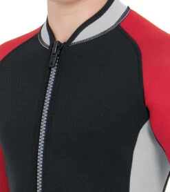 Kids 2.5mm Short Sleeve Ciao 10 Kids 2.5mm Short Sleeve Ciao -Swimming Equipment 7456266223784 blackred 4a