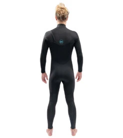 Dakine Men's 3/2mm Mission Chest Zip Fullsuit Wetsuit -Swimming Equipment 7463580958888 black 3a