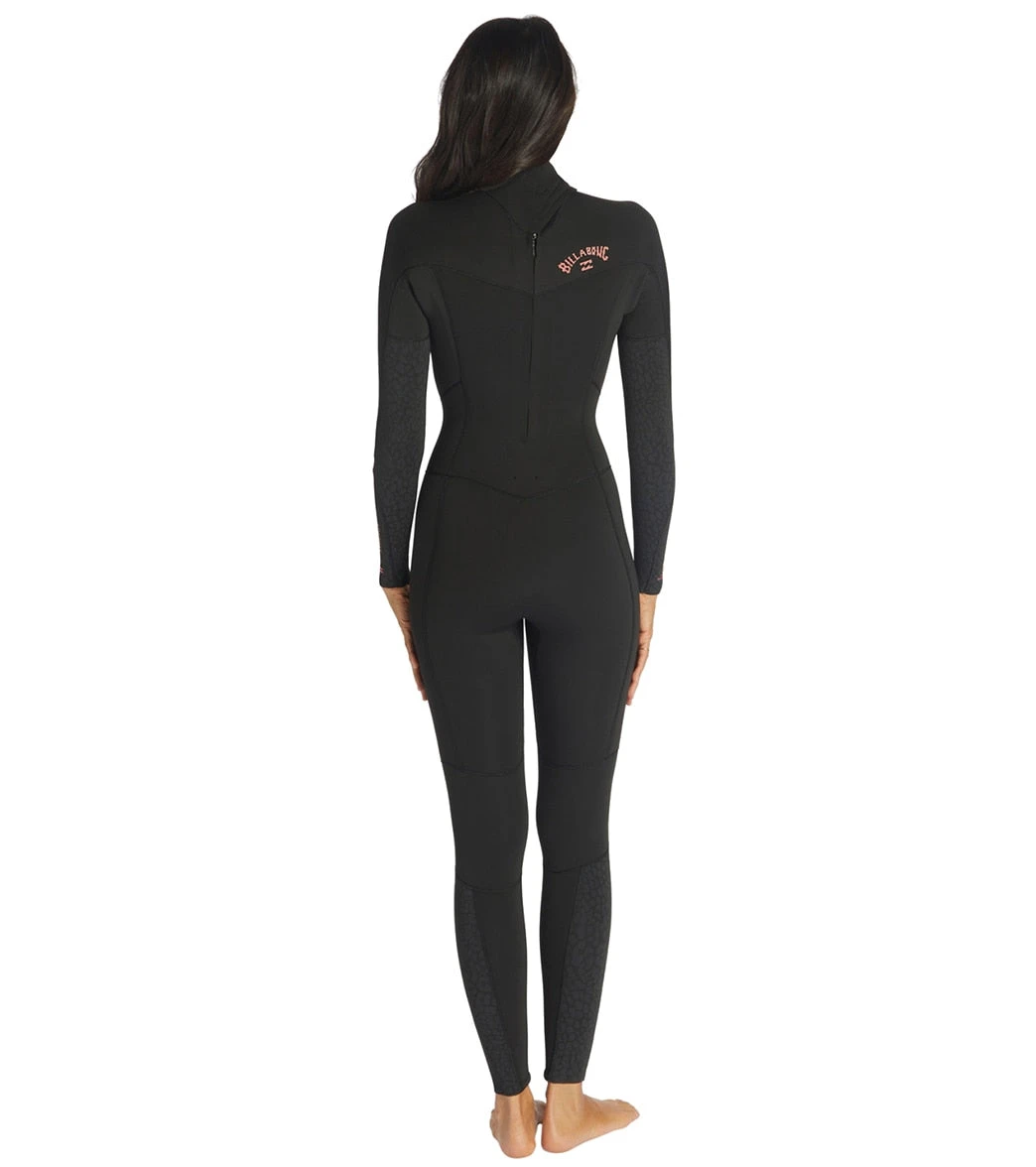 Billabong Women's 4/3mm Synergy Chest Zip Fullsuit Wetsuit 4 Billabong Women's 4/3mm Synergy Chest Zip Fullsuit Wetsuit - Image 2