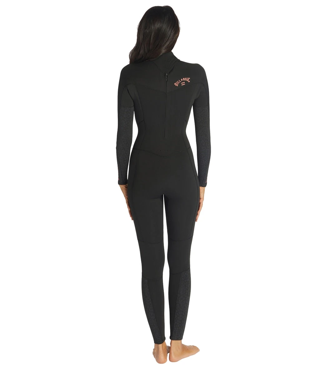 Billabong Women's 4/3mm Synergy Back Zip Fullsuit Wetsuit 4 Billabong Women's 4/3mm Synergy Back Zip Fullsuit Wetsuit - Image 2