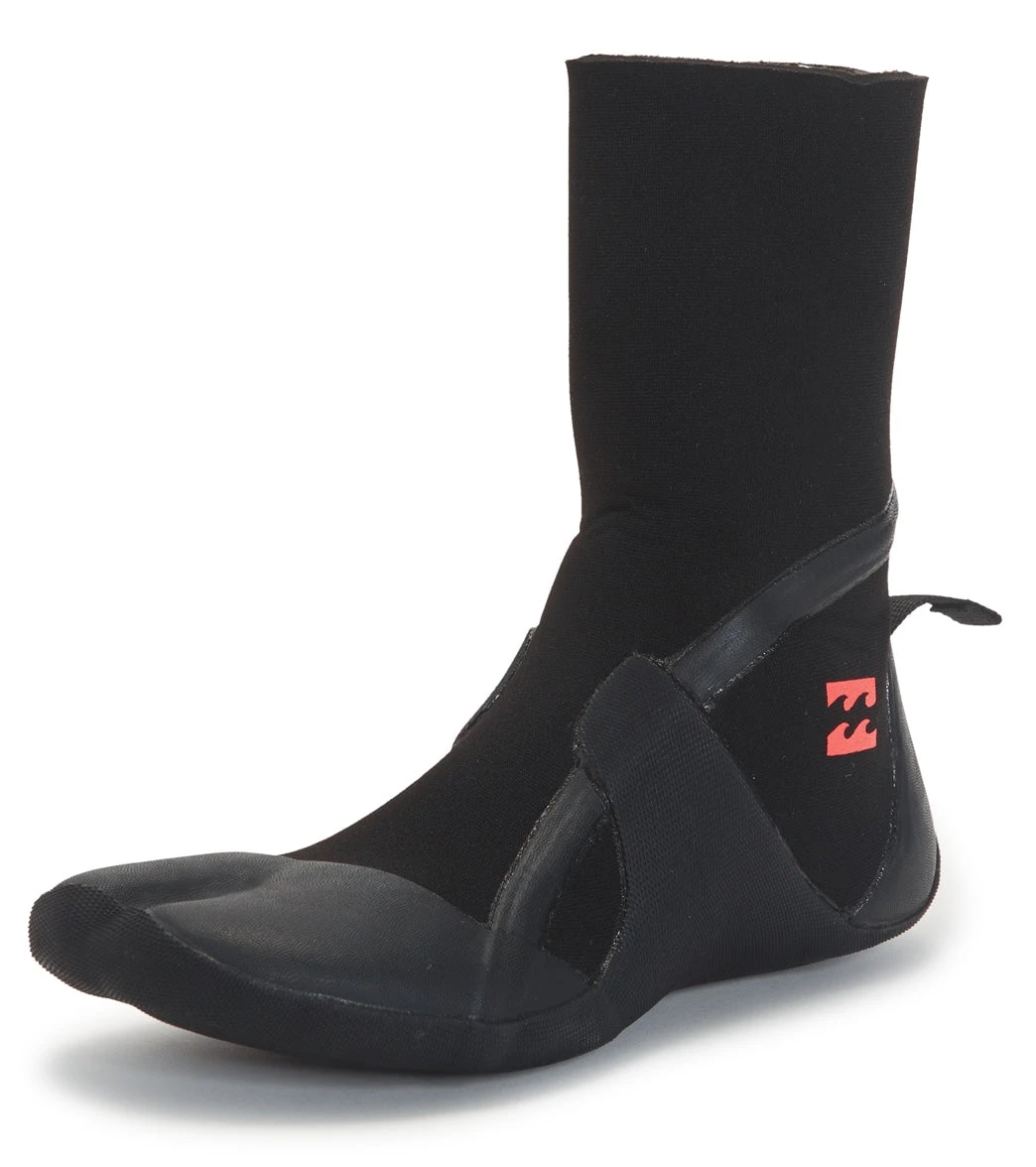 Billabong Women's 5mm Synergy Hidden Split Toe Wetsuit Booties 3 Billabong Women's 5mm Synergy Hidden Split Toe Wetsuit Booties