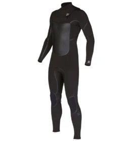 Billabong Men's 4/3mm Absolute Plus Chest Zip Fullsuit Wetsuit -Swimming Equipment 7492489871528 black 4a