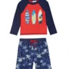 Boys' Beach Rules Long Sleeve Rashguard Set (Baby, Toddler)