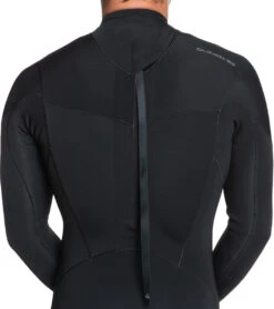 Quiksilver Men's 4/3mm Everyday Sessions Back Zip Fullsuit Wetsuit -Swimming Equipment 7499287068840 black 4a