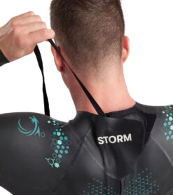Arena Men's Storm Wetsuit -Swimming Equipment 7529996681384 coralblueblack 4a