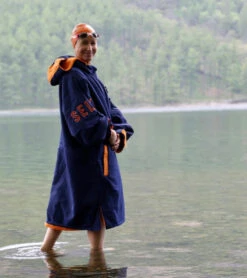 Selkie Recycled Parka Change Robe 28 Selkie Recycled Parka Change Robe -Swimming Equipment 7550136123560 navy 13a