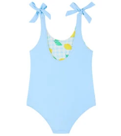 Seafolly Girls' Lisbon One Piece Swimsuit (Baby, Toddler, Little Kid) -Swimming Equipment 7551446188200 lisbonlemon 4a
