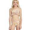 Billabong Girls' Aint She A Beaut Ruffle Two Piece Bikini Set (Little Kid, Big Kid) -Swimming Equipment 7555257335976 multi 1a