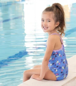 Girls' Print One Piece Swimsuit (Toddler, Little Kid) -Swimming Equipment 7568631201960 stargazer 3a