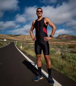 Zone3 Men's Activate Tri Shorts 13 Zone3 Men's Activate Tri Shorts -Swimming Equipment 7583265030312 blackred 6a