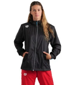 Arena Unisex Team Solid Windbreaker 15 Arena Unisex Team Solid Windbreaker -Swimming Equipment 7596258361512 black 3a