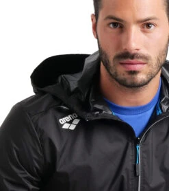 Arena Unisex Team Solid Windbreaker 19 Arena Unisex Team Solid Windbreaker -Swimming Equipment 7596258361512 black 7a