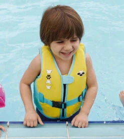 Arena Kids' Friends Swim Vest (Toddler, Little Kid) -Swimming Equipment 7626477863080 yellow 4a