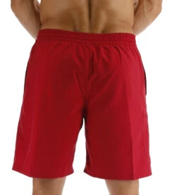 TYR Men's Guard Challenger X Swim Short -Swimming Equipment 7626579148968 red 3a