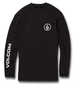 Volcom Men's Lido Solid Long Sleeve UPF 50 Rash Guard