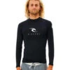 Rip Curl Men's Corps Long Sleeve UPF 50 Rash Guard 2 Rip Curl Men's Corps Long Sleeve UPF 50 Rash Guard -Swimming Equipment 7658060513448 black 1a