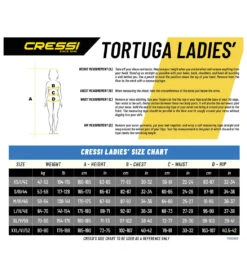 CRESSI Women's Tortuga 2.5MM Short Sleeve Springsuit Wetsuit 13 CRESSI Women's Tortuga 2.5MM Short Sleeve Springsuit Wetsuit -Swimming Equipment 7659812126888 blkpurple 6a