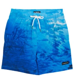 Men's 17" Soft Storm Printed Swim Trunks