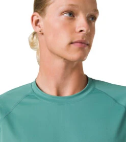 Prana Men's Lost Sol Short Sleeve Crew Shirt -Swimming Equipment 7777436074152 cove 4a